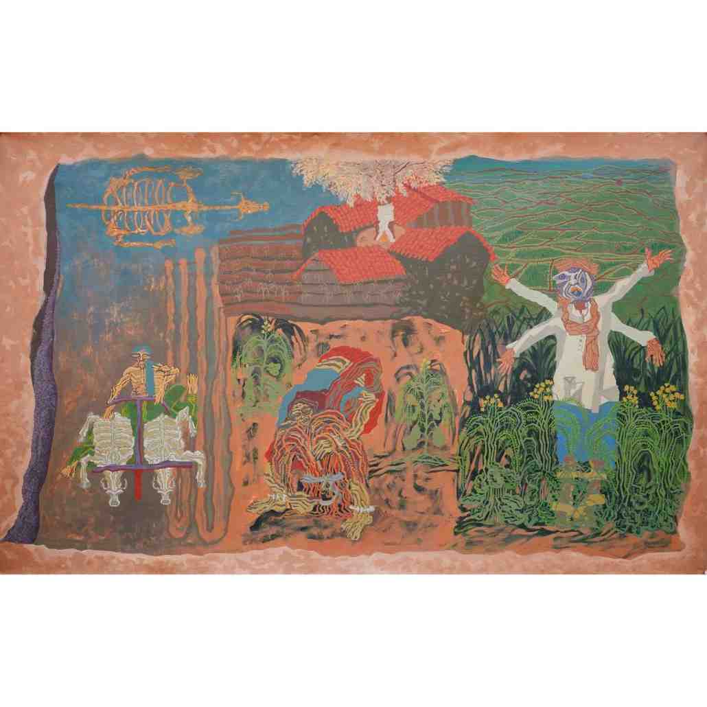 Life in Gram Painting Series