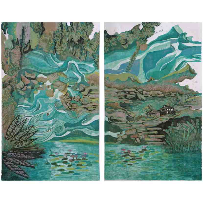 Woodcut Print Series